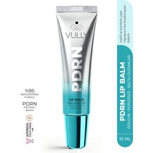 Vully Pdrn Glow Lip Balm | Şeffaf, Cam Görünümlü Parlaklık Veren, Dolgunlaştırıcı ve Onarıcı Dudak Bakım Balmı | Pdrn, Hyalüronik Asit & Peptit Içeren 10 ml