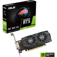 Asus Geforce Rtx 3050 Lp Brk Oc Sürümü 6 GB