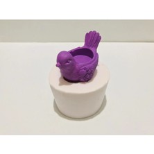 Empressco Kuş Tealight Mumluk Silikon Kalıbı