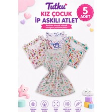 Alıç Tutku Kız Çocuk Atlet Ip Askılı Pamuklu (Tutku Yetikili Satıcısı) - Esnek Rahat Günlük Kullanım Çocuk Atleti - 5 Adet