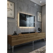 Online Fırsat Mutlu Ol Mutlu Kal Karnaval Tv Sehpası 150 cm - Ceviz - SA2-1503-2