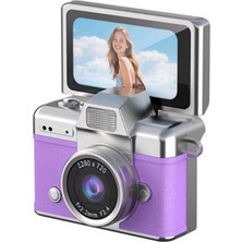 Raylax Dijital Kamera Mini Retro Ekranlı 1080 P Hd 1,47 Inç Döndürülebilir Ekran Video Taşınabilir Tasarım Mini Dijital