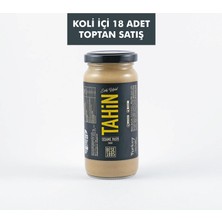 Beşe 1885 Doğal Tahin 230 gr x 18 Adet Cam Kavanozlu Toptan Koli Kahvaltılık Tahin