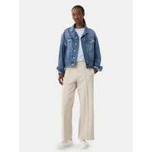 Calvin Klein Interlock Wıde Leg Pull On Pant