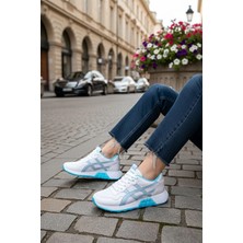 TeknoKapsül Soho Beyaz-Mavi Kadın Sneaker 20654