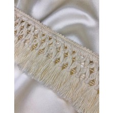 Ezel-In Tekstil Aksesuarları Dekoratif Desenli Püskül Saçak Şerit, 10 Metre, KOD-568