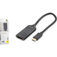 Aydogan's Type-C To Hdmı Görüntü Dönüştürücü 4K 30Hz 20 cm Siyah HDX7898