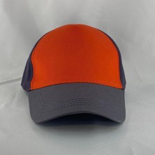 Grippatch Düz Gri Turuncu Unisex Şapka