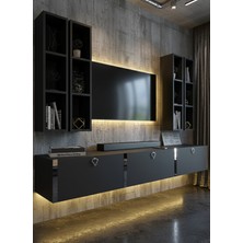 Online Fırsat Mutlu Ol Mutlu Kal Karnaval Tv Ünitesi - Antrasit - A6-S13002-3