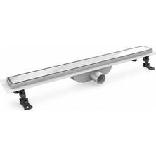 Valtemo AQUALINE PASLANMAZ  IZGARA DUŞ KANALI YANDAN ÇIKIŞLI 60CM (VLD-601320)