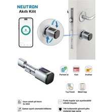 Neutron  Şifreli, Kartlı ve Parmak Izli Akıllı Dijital Kapı Kilidi