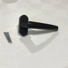 Empressco Pimapen Pvc Tek Taraflı Kapı Pencere Kolu Siyah 2 Yıl Sağ Kapı Kolu Alüminyum