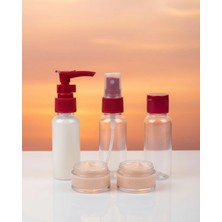 Uzman Toptan Mey Ithalat® 30 ml 5’li Seyahat Banyo Şişe Seti Sızdırmaz Tasarım