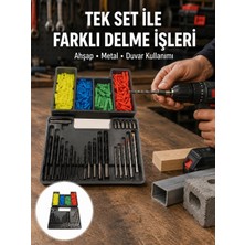 Uzman Toptan Mey Ithalat® Matkap Ucu Seti Organizerli Çok Amaçlı Delme Uçları Yeni Nesil