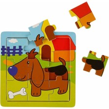 Uzman Toptan Mey Ithalat® S00002907 Puzzle Anımals 9 Pcs 3 Ast