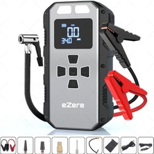 Meks Ezere 4 In1 8000MAH Lastik Sisirme Pompası ve Starter Akü Takviye SETI-(5775) - HEP-1096-1907