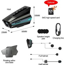 Uzman Toptan Mey Ithalat® Golook Destekli Motosiklet Kask Kamerası – 50 Saat Pil, Geniş Açı
