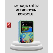 Uzman Toptan Mey Ithalat® G5 Taşınabilir Retro Game Box 500 Oyunlu Şarjlı Mini Oyun Konsolu