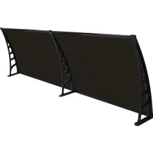 Empressco Crocus Kapı Pencere Üstü Pratik Sundurma 80×240 – Siyah
