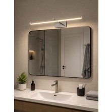 Fer Avize Berrak Modern Tasarım Gri Renk Gün Işığı Ledli Banyo - Mutfak - Salon LED Duvar Aplik