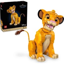 TeknoKapsül LEGO Dısne Y Genç Aslan Kral Simba 43247 – Yetişkinler Için Koleksiyonluk ve Sergilenebilir Yar