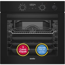 Simfer 8244 0+10 Fonksiyon Steam Master Ankastre Fırın