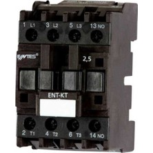 Entes M2150 ENT-KT-2,5-C10 Kompanzasyon Kontaktörü 200-240VAC 1,4KVAR/400-44VAC 2,5 Kvar 1na