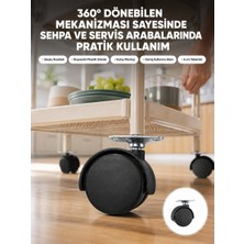 Meks Mobilya Tekerleği 6 cm Kilitsiz Tekli Satış - HEP-9740-4700