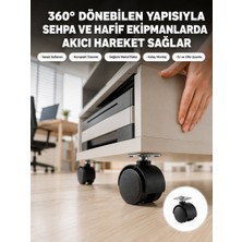 Meks Sehpa ve Ekipmanlar Için 4 cm Kilitsiz Ayak Tekli - HEP-5731-1330