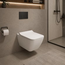 Kale Fold Pro Asma Klozet + Yavaş Kapanan Klozet Kapağı