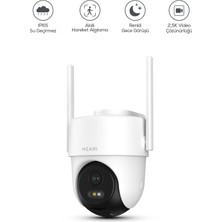 S2 Plus Dış Mekan Kablosuz Wi-Fi Ptz Akıllı Güvenlik Kamerası | 2,5k, 4mp, Gece Görüşü, Çift Yönlü Ses, Sd Kart Destekli