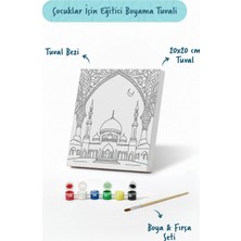 Tabdiko Cami Temalı Şövalesiz Boya Seti 20X20