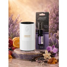 Areon Aromatik Difüzör Beyaz (Pleksi) + Patchoulı Lavander Vanılla