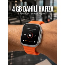 Meks Yeni Nesil 3 Kordonlu Kol Saati 49 mm Amoled Ekran Akıllı Saat - HEP-4163-6095