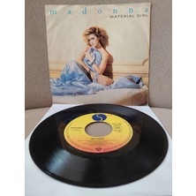 Plakperest Madonna  –  Material Girl -  1985  Almanya Basım 45 Lik Plak