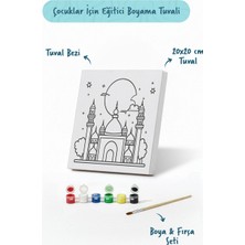 Tabdiko Renkli Cami ve Hilal Şövalesiz Boya Seti 20X20