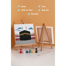 Tabdiko Mescid-I Haram ve Kâbe Şövaleli Boya Seti 20X20