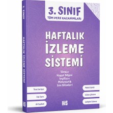 3. Sınıf Haftalık Izleme Sistemi Tüm Ders Kazanımları | Türkçe Matematik Fen Bilimleri Hayat Bilgisi Ingilizce | Hıs Yayınları | 765 Soru 18 Fasikül