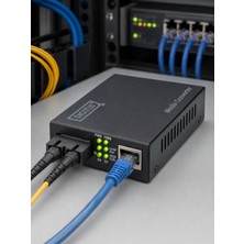 Digitus Media/rate Converter, 10/100BASE-TX - 100BASE-FX (Singlemode 20 Km, Sc) DN-82021-1