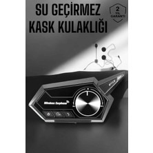 Meks Motorcu Kulaklığı Kask Kulaklığı Anc Özelliği Sesli Görüşme Özelliği - HEP-9548-6243