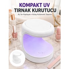 Marsilyan Seyehat Tipi Mini Oje Kurutucu Ultraviole Mor Işık Protez Tırnak Kurutucu Yeni Nesil
