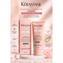 Kerastase Chroma Absolu Masque Vert Chroma Neutralisant 150 ml | Koyu Saçlar Için Renk Nötrleyici Saç Maskesi