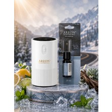 Areon Aromatik Difüzör Beyaz (Pleksi) + Arctic Road