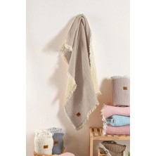 TeknoKapsül Kanz Bebek 5 Kat Dolgulu Müslin Battaniye 90X110 - Bej - Fiyatı, Yorumları