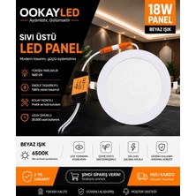 Ookay Led 18 Watt Sıvı Altı Panel Beyaz Işık