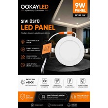 Ookay Led 9 Watt Sıvı Altı Panel Beyaz Işık