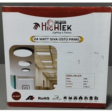 Hightek 24W Sıva Üstü Panal 30*30