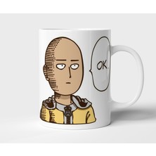 Saitama One Punch Man Anime Tasarım Kupa - Hediyelik Kupa - Baskılı Kupa