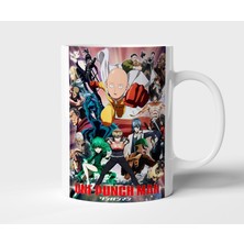 One Punch Man Anime Tasarım Kupa - Hediyelik Kupa - Baskılı Kupa