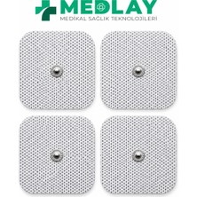 Medlay 5x5 cm Kendinden Yapışkanlı Kumaş Elektrod
